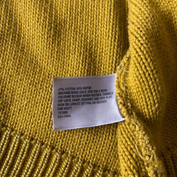 Worthington Knit Open Cropped Cardigan Sweater in Fun Green Size XL - Picture 3 of 4